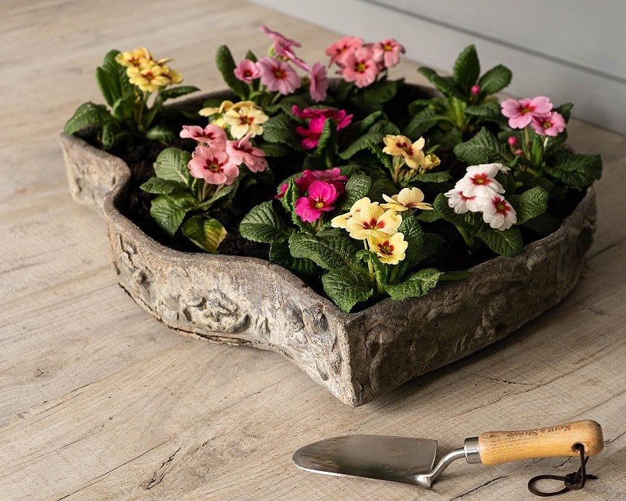 an antique lead planter for sale