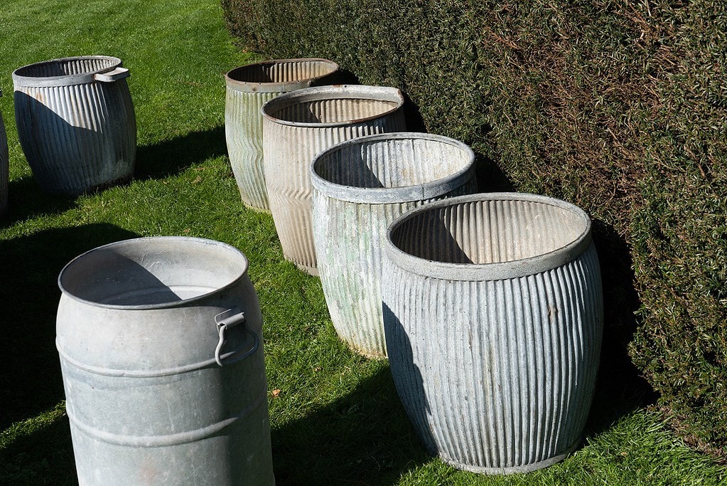 Galvanised Victorian Dolly Tubs DGA by Tina Bird