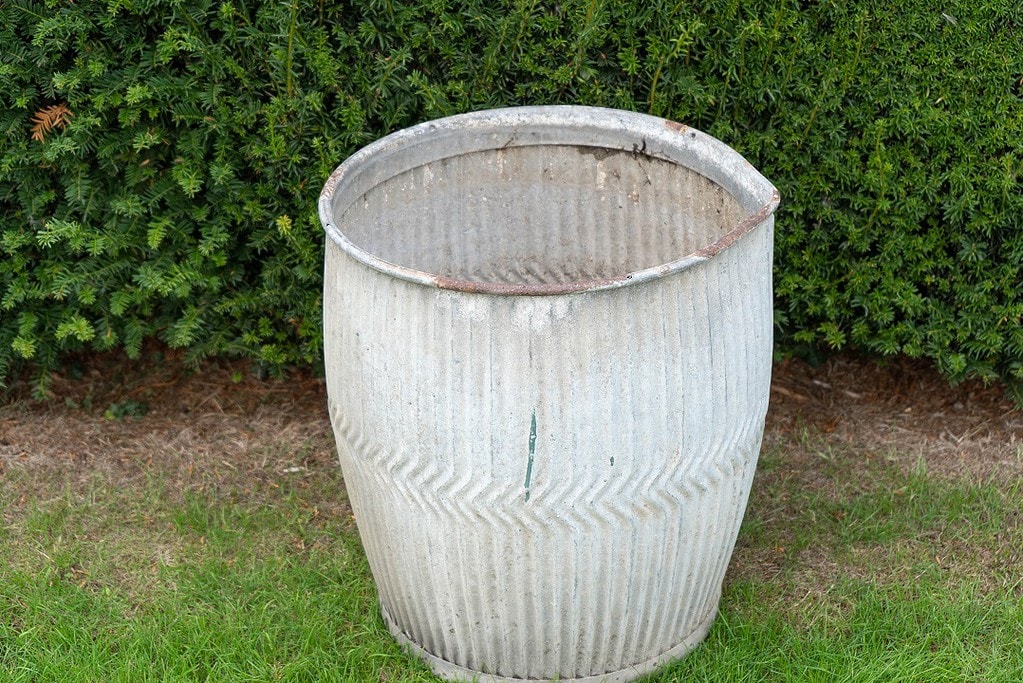 Galvanised Victorian Dolly Tubs DGA by Tina Bird