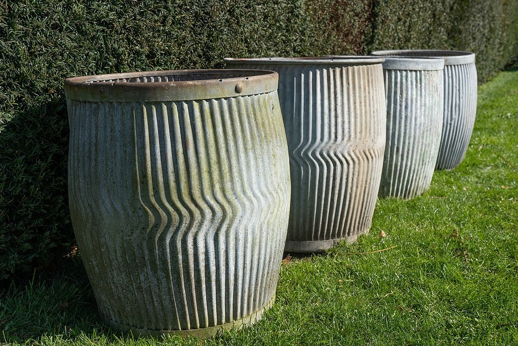 Galvanised Victorian Dolly Tubs DGA by Tina Bird