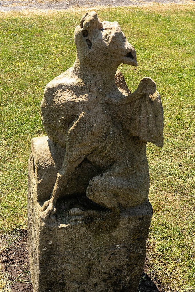 Antique Stone Gargoyle DGA by Tina Bird