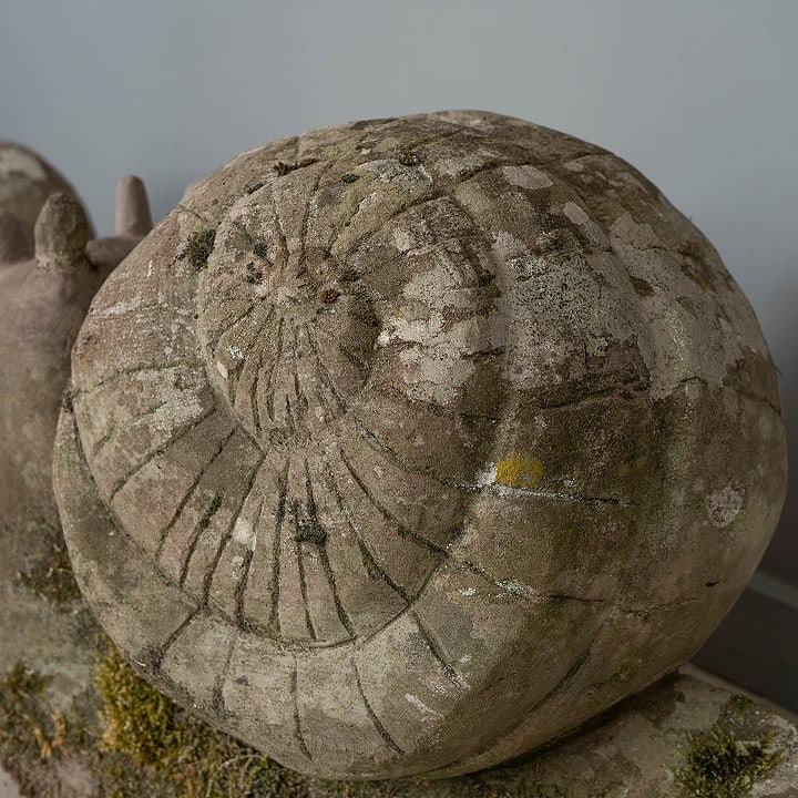 a pair of antique stone animal statues for sale