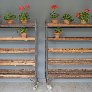 antique racking or shelving industrial