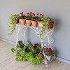 English antique garden decorative wirework plantstand