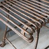 sturdy antique garden or conservatory chairs from France