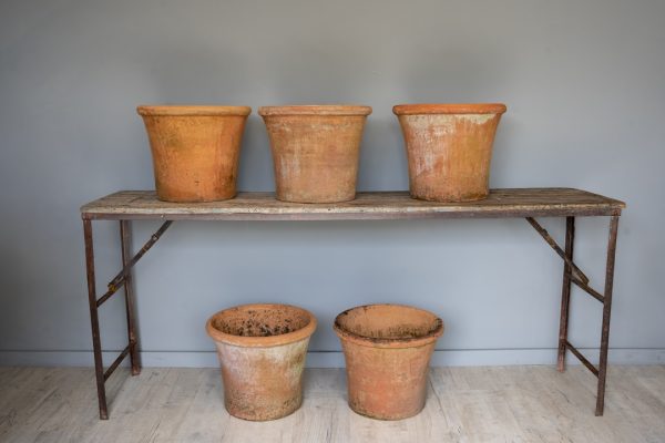 Reclaimed Vintage Handmade Terracotta Plant Pots