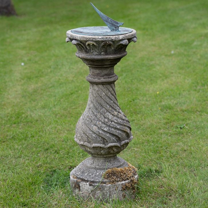 a garden antique sundial