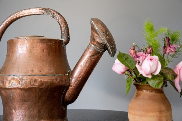 antique French garden watering can