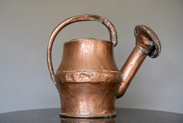 antique French watering can