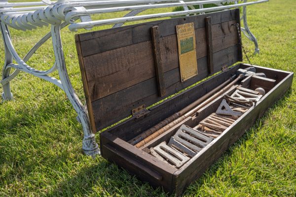 antique garden golf set for garden games