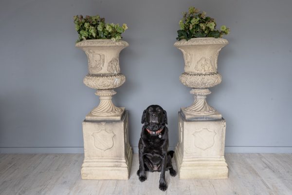 antique garden urns