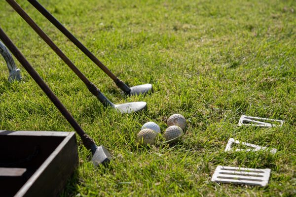 antique golf set for garden golf