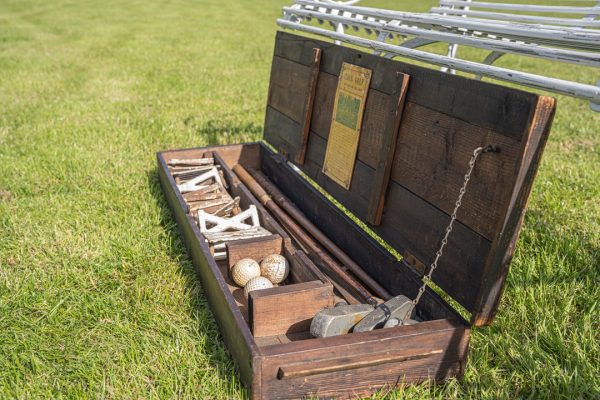 fully boxed antique golf set for garden golf at home