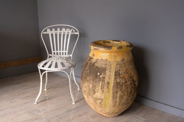 garden antique French Biot pot