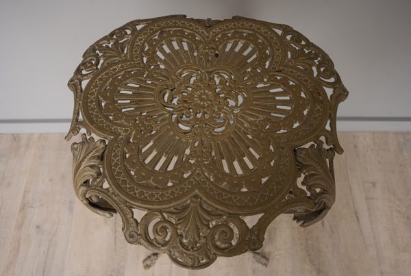Antique Iron Jardiniere Plant Stand - Image 3