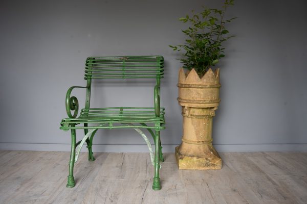 antique garden Arras dining chair with armrests