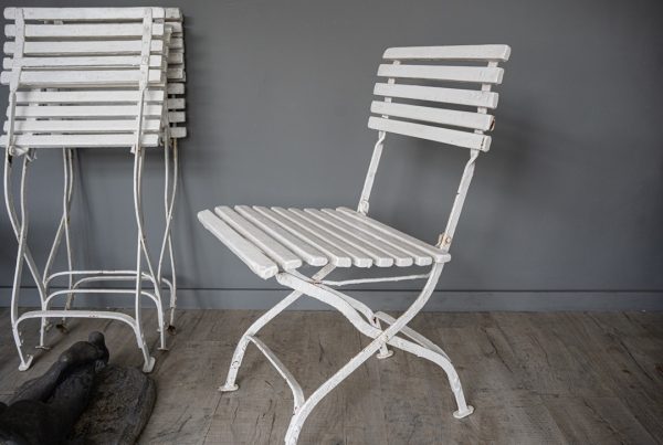 vintage folding garden dining chairs