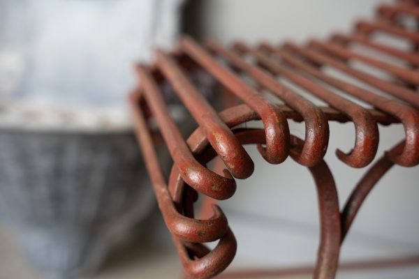 Antique garden chairs from Arras France