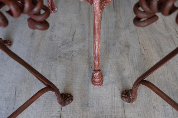 Pair of original Antique Arras garden dining chairs