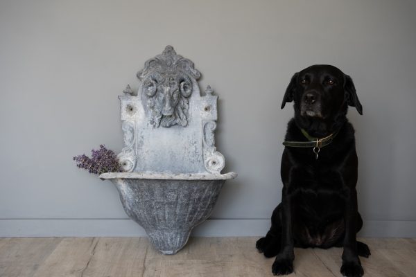 decorative garden antique lead wall fountain