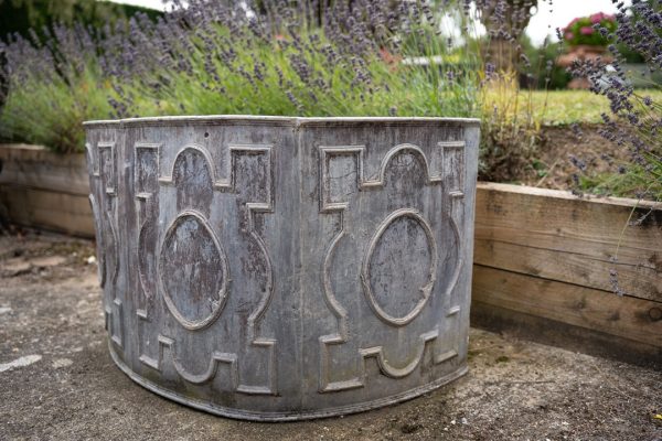 large lead antique cistern for the garden