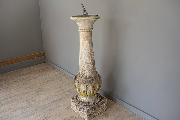 Antique Stone garden J P White sundial