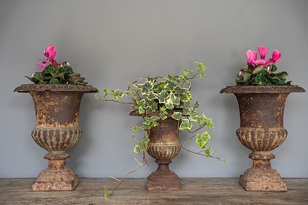 antique decorative small urns