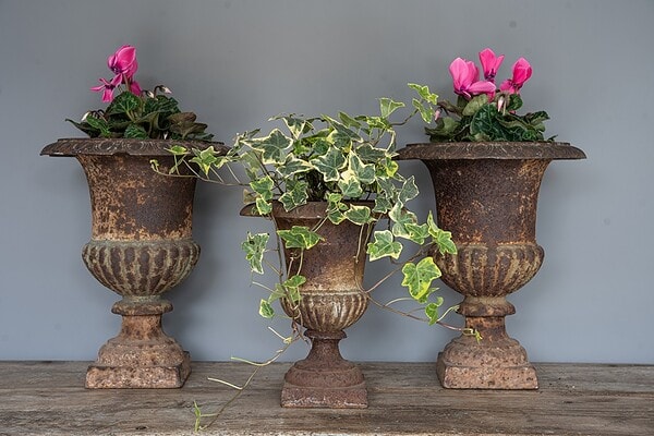 antique decorative urns for interior design