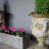 decorative garden antique lead planter for sale