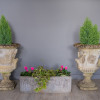 Antique Lead Rectangular Planter - Image 7