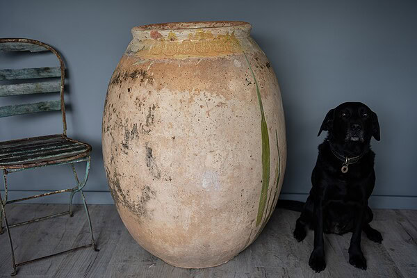 antique floor standing vase Biot from France