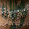 decorative pair of large scale garden planters