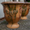 giant pair of garden planters from France