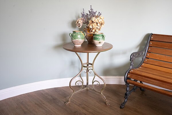 antique decorative iron bistro table for sale