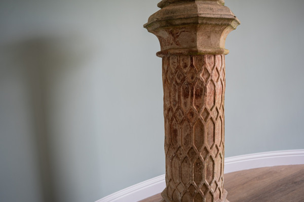 a decorative garden chimney pot