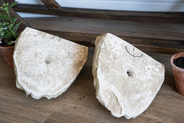 a pair of decorative garden outdoor wall pockets for sale