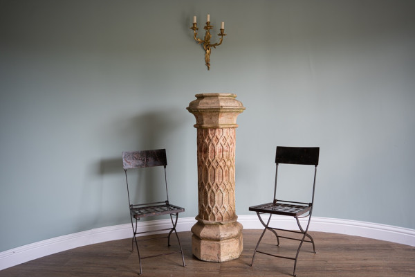 a tall garden decorative chimney pot