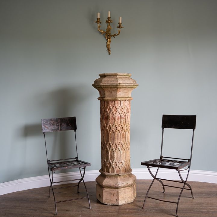 a tall garden decorative chimney pot