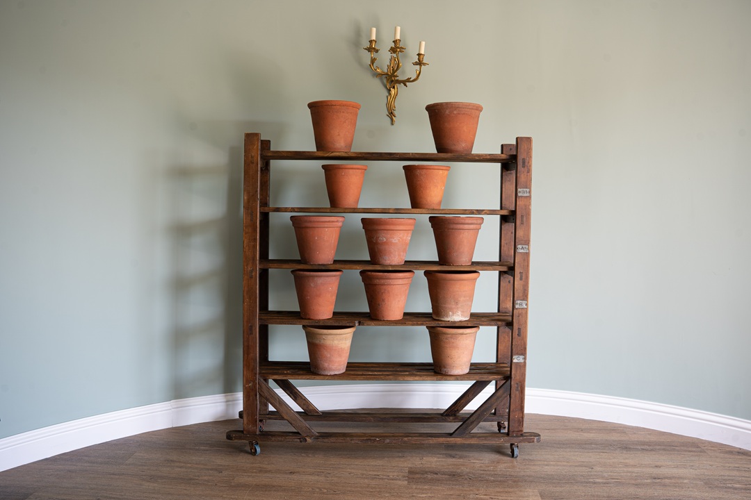 antique terracotta Sankey Bulwell pots