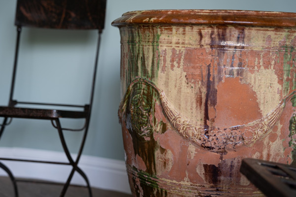 decorative antique French vase or pot