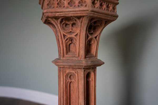 Antique Terracotta Bird Bath - Image 9