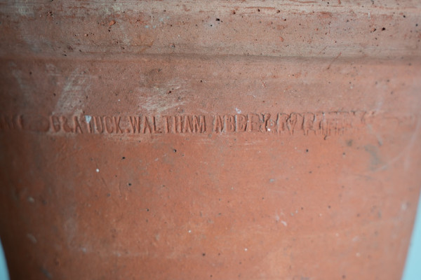 garden antique terracotta plant pots from Sankey and Darlaston pottery