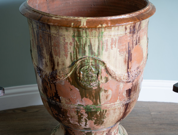 large antique French vase from Anduze