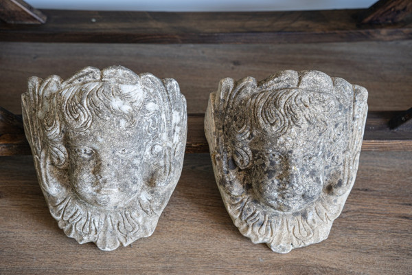 pair of wall pocket planters for the garden