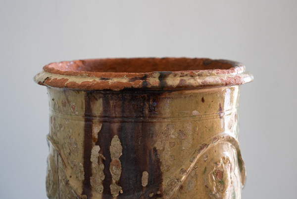 an antique French Anduze vase