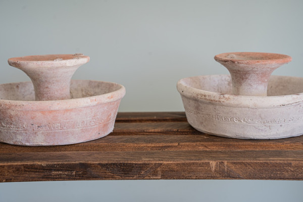 antique terracotta plant pots