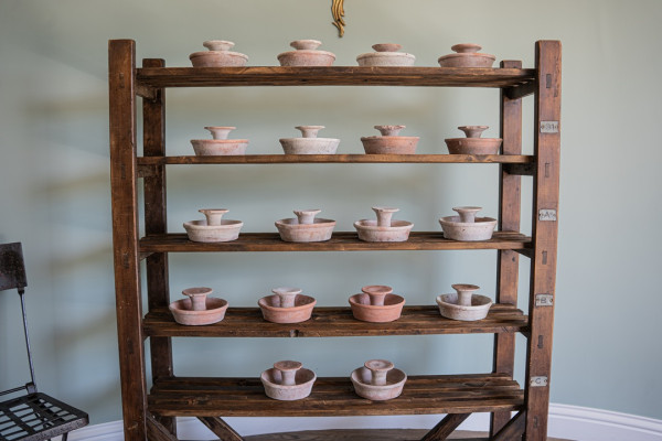 antique terracotta sankey bulwell pots