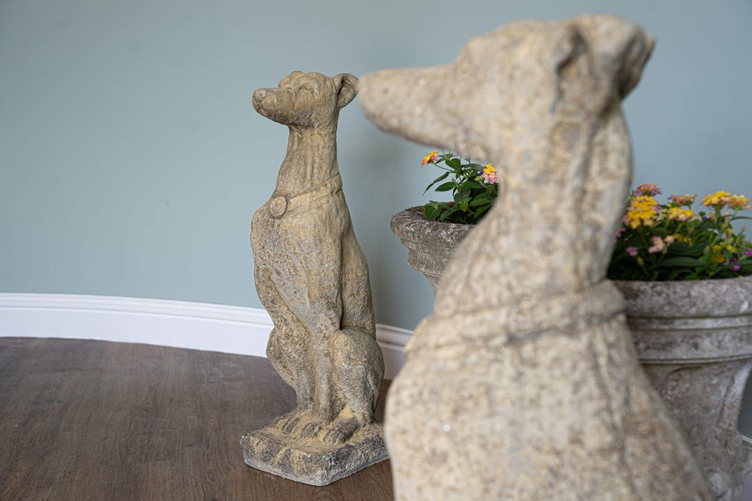 garden dog statues for sale