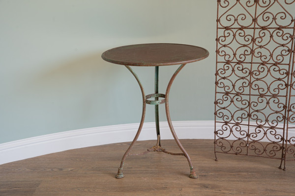 An antique Arras French bistro garden table for sale
