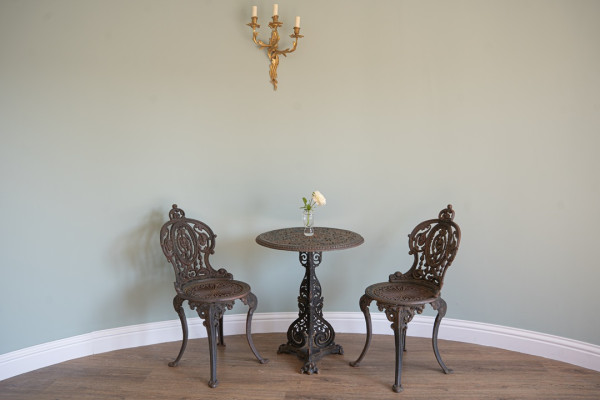Coalbrookdale style garden furniture set